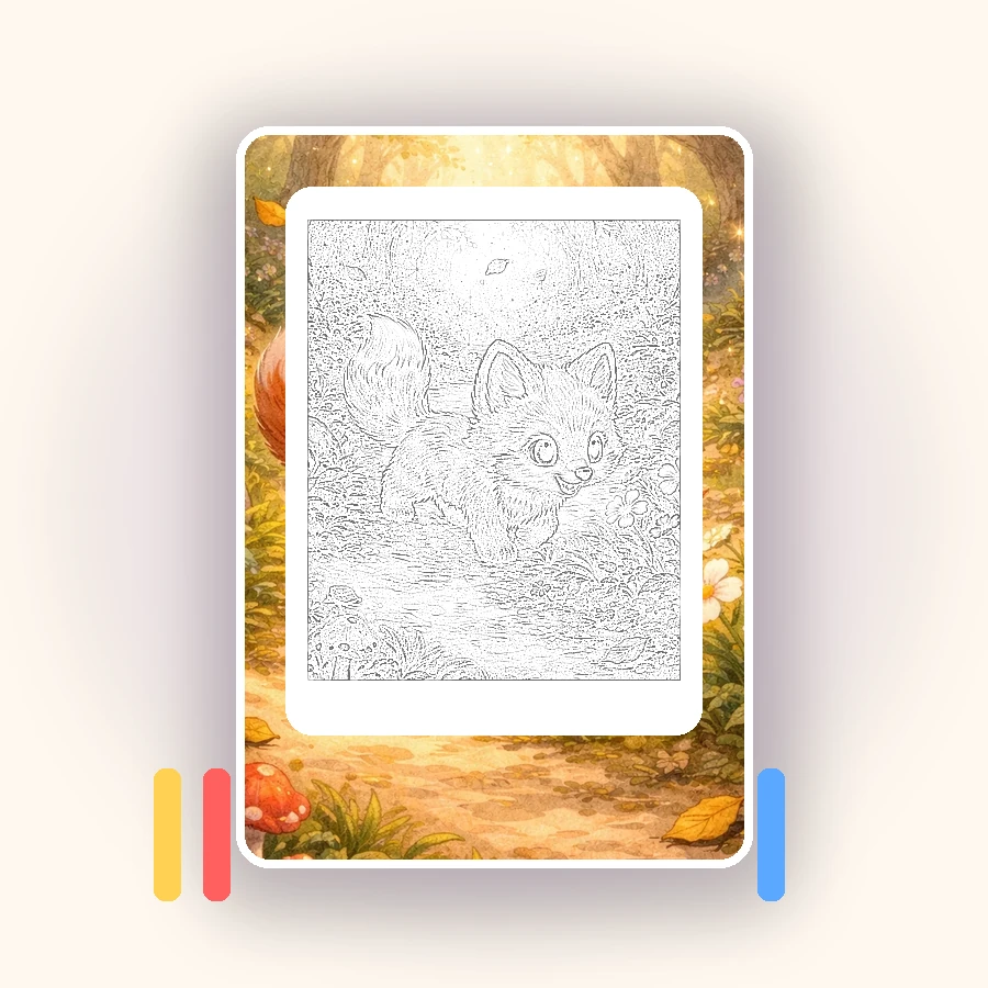 Cahier de coloriage Les Luminis